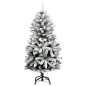 vidaXL Árbol Navidad artificial con bisagras 150 LED y bolas 120 cm vidaXL Árbol Navidad artificial con bisagras 150 LED y bolas 120 cm