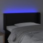 vidaXL Cabecero con LED cuero sintético negro 93x16x78/88 cm vidaXL Cabecero con LED cuero sintético negro 93x16x78/88 cm