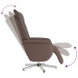 vidaXL Sillón reclinable masaje con reposapiés cuero sintético marrón vidaXL Sillón reclinable masaje con reposapiés cuero sintético marrón