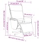 vidaXL Sillón reclinable masaje con reposapiés cuero sintético marrón vidaXL Sillón reclinable masaje con reposapiés cuero sintético marrón