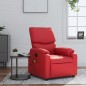 vidaXL Sillón de masaje reclinable cuero sintético rojo vidaXL Sillón de masaje reclinable cuero sintético rojo