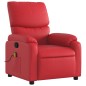 vidaXL Sillón de masaje reclinable cuero sintético rojo vidaXL Sillón de masaje reclinable cuero sintético rojo