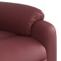 vidaXL Sillón reclinable de cuero sintético rojo tinto vidaXL Sillón reclinable de cuero sintético rojo tinto