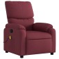 vidaXL Sillón de masaje reclinable de tela color vino tinto vidaXL Sillón de masaje reclinable de tela color vino tinto