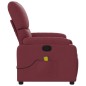vidaXL Sillón de masaje reclinable de tela color vino tinto vidaXL Sillón de masaje reclinable de tela color vino tinto