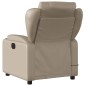 vidaXL Sillón de masaje reclinable cuero sintético color capuchino vidaXL Sillón de masaje reclinable cuero sintético color capuchino