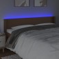 vidaXL Cabecero con LED cuero sintético marrón 163x16x78/88 cm vidaXL Cabecero con LED cuero sintético marrón 163x16x78/88 cm
