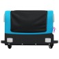 vidaXL Remolque para bicicleta hierro negro y azul 30 kg vidaXL Remolque para bicicleta hierro negro y azul 30 kg