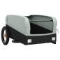vidaXL Remolque para bicicleta hierro negro y gris 30 kg vidaXL Remolque para bicicleta hierro negro y gris 30 kg