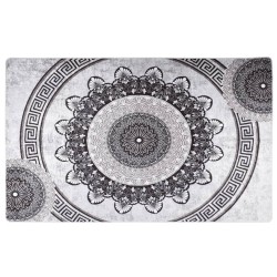 vidaXL Alfombra lavable antideslizante multicolor 120x170 cm