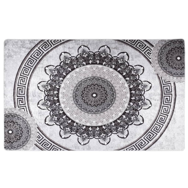 vidaXL Alfombra lavable antideslizante multicolor 120x170 cm vidaXL Alfombra lavable antideslizante multicolor 120x170 cm