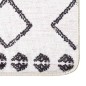vidaXL Alfombra lavable antideslizante negro y blanco 150x230 cm vidaXL Alfombra lavable antideslizante negro y blanco 150x230 cm