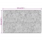vidaXL Alfombra lavable antideslizante negro y blanco 150x230 cm vidaXL Alfombra lavable antideslizante negro y blanco 150x230 cm