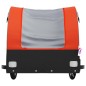 vidaXL Remolque para bicicleta hierro negro y naranja 45 kg vidaXL Remolque para bicicleta hierro negro y naranja 45 kg