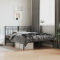 vidaXL Estructura de cama con cabecero metal negro 140x190 cm vidaXL Estructura de cama con cabecero metal negro 140x190 cm