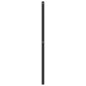vidaXL Cabecero de metal negro 135 cm