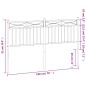 vidaXL Cabecero de metal blanco 193 cm