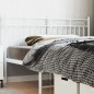 vidaXL Cabecero de metal blanco 160 cm vidaXL Cabecero de metal blanco 160 cm