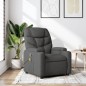 vidaXL Sillón de masaje reclinable de tela gris oscuro vidaXL Sillón de masaje reclinable de tela gris oscuro
