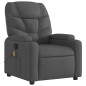 vidaXL Sillón de masaje reclinable de tela gris oscuro vidaXL Sillón de masaje reclinable de tela gris oscuro