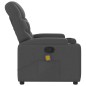 vidaXL Sillón de masaje reclinable de tela gris oscuro vidaXL Sillón de masaje reclinable de tela gris oscuro
