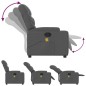 vidaXL Sillón de masaje reclinable de tela gris oscuro vidaXL Sillón de masaje reclinable de tela gris oscuro