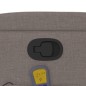 vidaXL Sillón de masaje reclinable de tela gris taupé vidaXL Sillón de masaje reclinable de tela gris taupé
