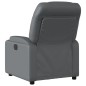 vidaXL Sillón de masaje reclinable cuero sintético gris vidaXL Sillón de masaje reclinable cuero sintético gris