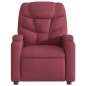 vidaXL Sillón de masaje reclinable de tela color vino tinto vidaXL Sillón de masaje reclinable de tela color vino tinto