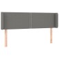 vidaXL Cabecero con LED de tela gris oscuro 147x16x78/88 cm vidaXL Cabecero con LED de tela gris oscuro 147x16x78/88 cm