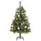 vidaXL Árbol de Navidad artificial con bisagras 150 LED y bolas 150 cm vidaXL Árbol de Navidad artificial con bisagras 150 LED y bolas 150 cm