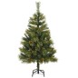 vidaXL Árbol de Navidad artificial con bisagras 150 LED y bolas 150 cm vidaXL Árbol de Navidad artificial con bisagras 150 LED y bolas 150 cm