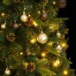 vidaXL Árbol de Navidad artificial con bisagras 300 LED y bolas 180 cm vidaXL Árbol de Navidad artificial con bisagras 300 LED y bolas 180 cm