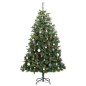 vidaXL Árbol de Navidad artificial con bisagras 300 LED y bolas 240 cm vidaXL Árbol de Navidad artificial con bisagras 300 LED y bolas 240 cm