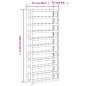 vidaXL Botellero para 77 botellas madera maciza de pino marrón vidaXL Botellero para 77 botellas madera maciza de pino marrón