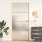 vidaXL Puerta de interior dorada vidrio templado y aluminio 93x201,5cm vidaXL Puerta de interior dorada vidrio templado y aluminio 93x201,5cm