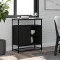 vidaXL Aparador de madera de ingeniería negro 69x35x80 cm vidaXL Aparador de madera de ingeniería negro 69x35x80 cm