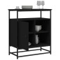 vidaXL Aparador de madera de ingeniería negro 69x35x80 cm vidaXL Aparador de madera de ingeniería negro 69x35x80 cm
