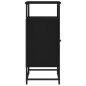 vidaXL Aparador de madera de ingeniería negro 69x35x80 cm vidaXL Aparador de madera de ingeniería negro 69x35x80 cm