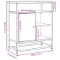 vidaXL Aparador de madera de ingeniería negro 69x35x80 cm vidaXL Aparador de madera de ingeniería negro 69x35x80 cm