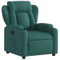 vidaXL Sillón reclinable de tela verde oscuro vidaXL Sillón reclinable de tela verde oscuro