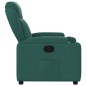 vidaXL Sillón reclinable de tela verde oscuro vidaXL Sillón reclinable de tela verde oscuro