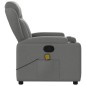 vidaXL Sillón de masaje reclinable de tela gris oscuro vidaXL Sillón de masaje reclinable de tela gris oscuro