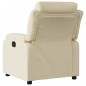 vidaXL Sillón reclinable de tela crema vidaXL Sillón reclinable de tela crema