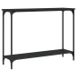 vidaXL Mesa consola madera de ingeniería negra 101x30,5x75 cm vidaXL Mesa consola madera de ingeniería negra 101x30,5x75 cm