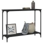 vidaXL Mesa consola madera de ingeniería negra 101x30,5x75 cm vidaXL Mesa consola madera de ingeniería negra 101x30,5x75 cm