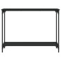 vidaXL Mesa consola madera de ingeniería negra 101x30,5x75 cm vidaXL Mesa consola madera de ingeniería negra 101x30,5x75 cm