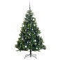 vidaXL Árbol de Navidad artificial con bisagras 300 LED y bolas 210 cm vidaXL Árbol de Navidad artificial con bisagras 300 LED y bolas 210 cm