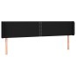 vidaXL Cabecero con LED de tela negro 183x16x78/88 cm vidaXL Cabecero con LED de tela negro 183x16x78/88 cm