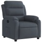 vidaXL Sillón reclinable de terciopelo gris oscuro vidaXL Sillón reclinable de terciopelo gris oscuro